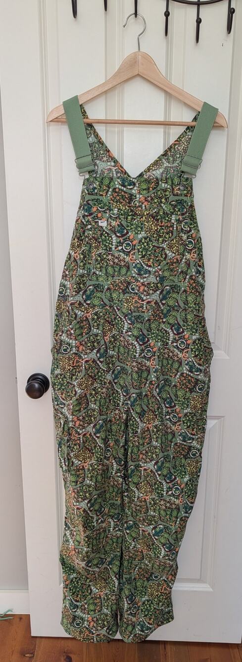 Duluth Gardening Coveralls - Size L - Succulent Print